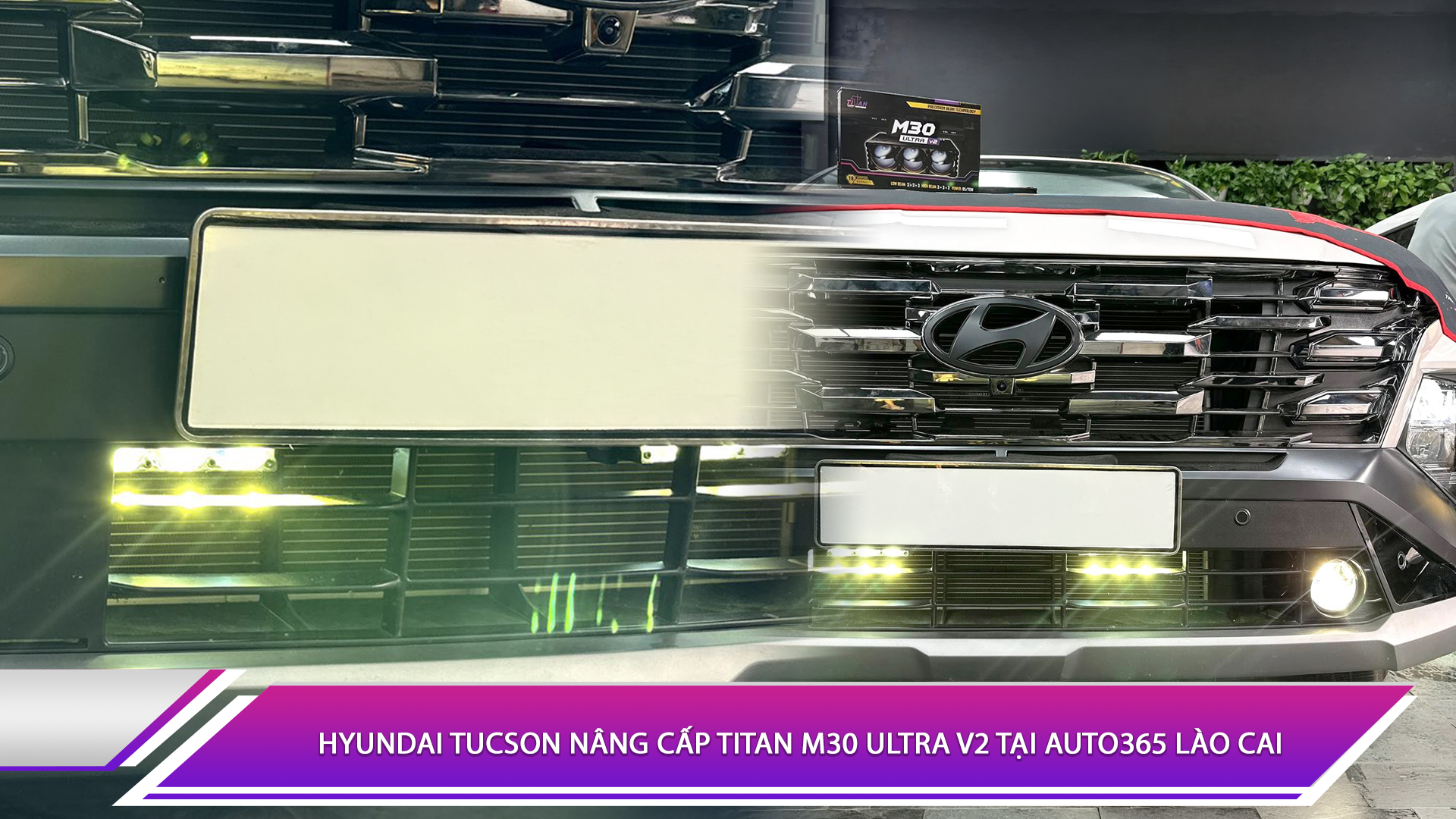 Hyundai Tucson nâng cấp Titan M30 Ultra V2 tại Auto365 Lào Cai